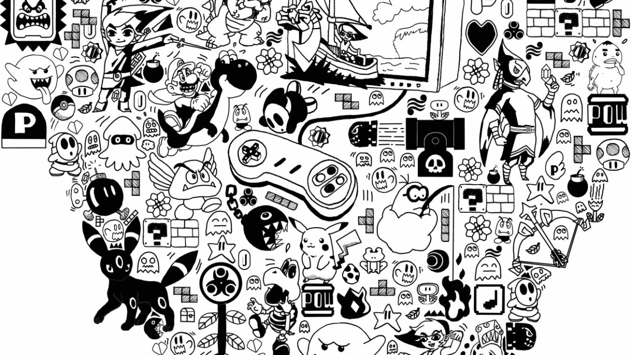 tatouage-doodle-nintendo