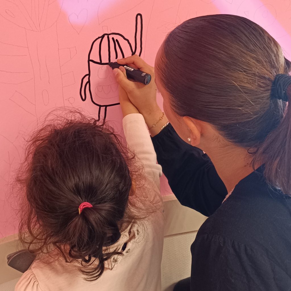 Fresque murale école Les Lucioles – Luceau (72)