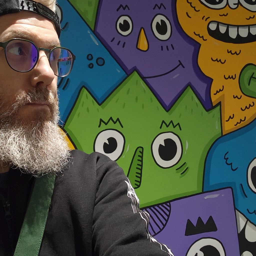 Fresque murale monstres chez des particuliers – Entrée de maison | Cédric La Touffe, muraliste